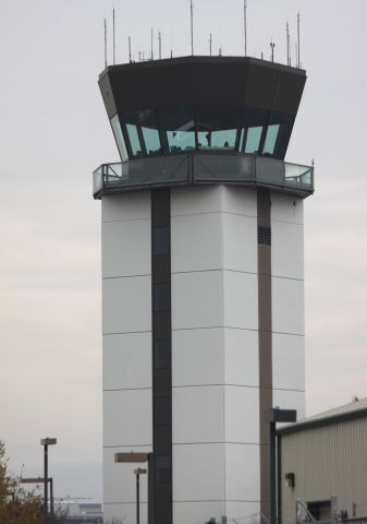 KSJC — - KSJC FAA Tower . Foggy, Overcast day, Shot taken from friends business