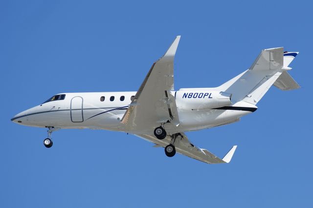 Hawker 800 (N800PL) - March 25, 2012 New paint.