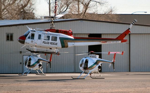 N91JK — - Bell HH-1H, N91JK C/N: 70-2482  Las Vegas Metropolitan Police Department  North Las Vegas Airport (IATA: VGT, ICAO: KVGT, FAA LID: VGT) Photo: Tomas Del Coro 1-11-2010