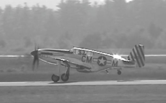 North American P-51 Mustang — - Collings Foundation P-51 taking off at Orange.