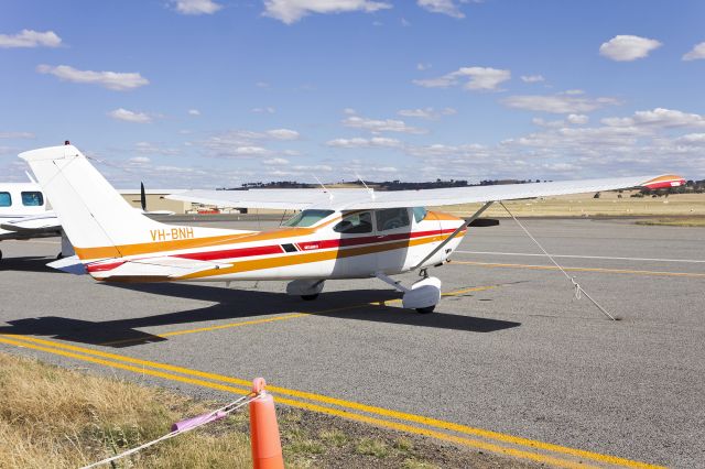 Cessna Skylane (VH-BNH) - Cessna 182Q Skylane II (VH-SAZ) parked in the general aviation area at Wagga Wagga Airport.