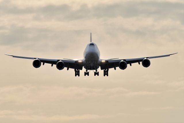 BOEING 747-8 (N863GT) - Here she is, the last 747 built. The 1,574th 747 built. C/N 67150. Shown arriving 10-C on 05-06-23 from PANC. 