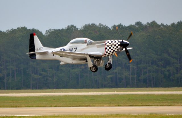 46-3187 — - Going airborne for the Heritage Flight