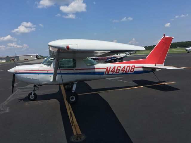 Cessna 152 (N4640B) - Flight lesson day at Wings of Carolina Flying Club! In this Cessna 152, N4640B. Taken July 20, 2020.