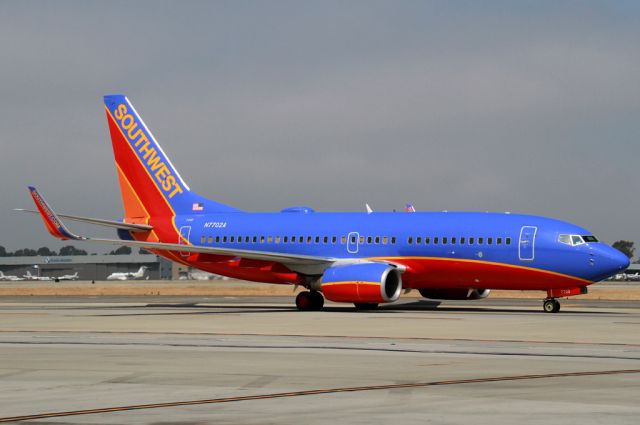 Boeing 737-700 (N7702A) - Southwest 737-700 at John Wayne International Airport