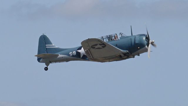 Douglas A-24 Dauntless (N5254L) - Erickson Aircraft Collections Douglas A-24A performing at FHCs SkyFair on 7.30.16.