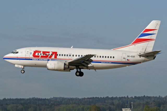 Boeing 737-500 (OK-EGO)