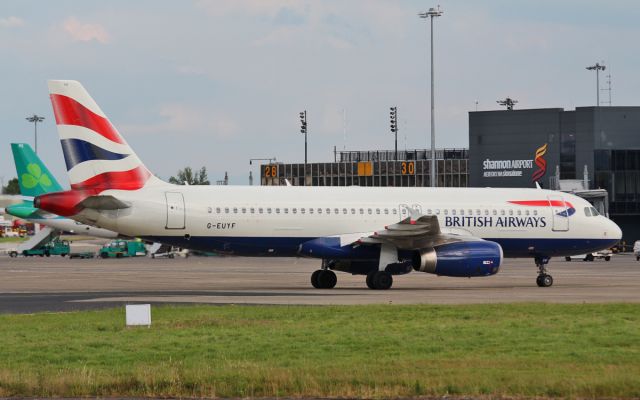 Airbus A320 (G-EUYF) - ba a320 g-euyf training at shannon 28/6/14.