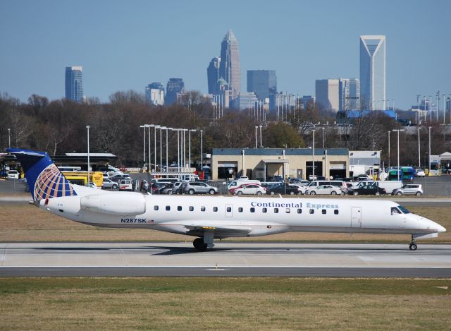 Embraer ERJ-145 (N287SK) - Take-off roll 18C - 2/28/12