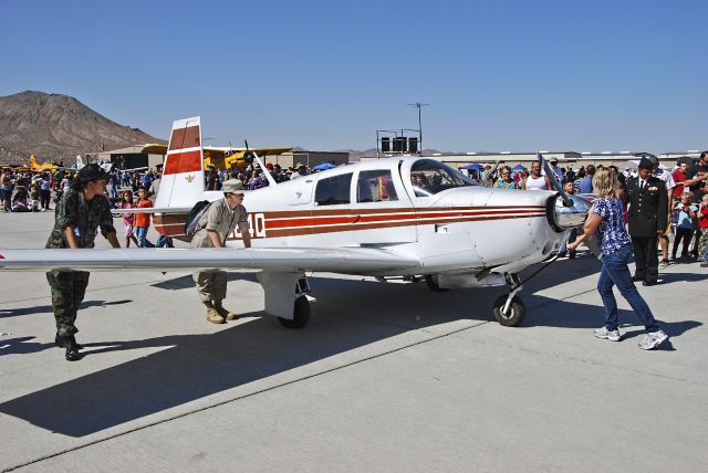 Mooney M-20 (N5684Q) - 12th Annual Apple Valley Air Showbr /br /Apple Valley Airport (APV) (KAPV)br /California, USAbr /TDelCorobr /October 12, 2013
