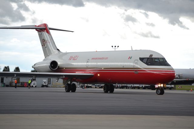 McDonnell Douglas DC-9-30 (XA-UZJ) - Aeronaves TSM taxiing at KCLT - 10/27/18 