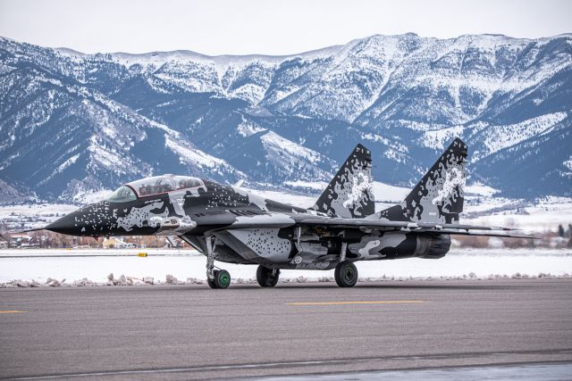 N29UB — - Mig 29UB taxi at BZN