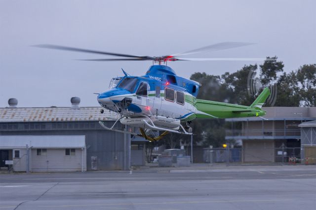 Bell 412 (VH-NSC) - MKR Choppers (VH-NSC) Bell 412 at Wagga Wagga Airport, formerly owned and operated by CHC Helicopter Australia for Snowy Hydro SouthCare until early 2017.