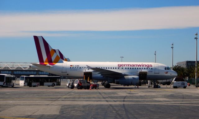 Airbus A319 (D-AGWK) - Germanwings Airbus A319-132 in Nice