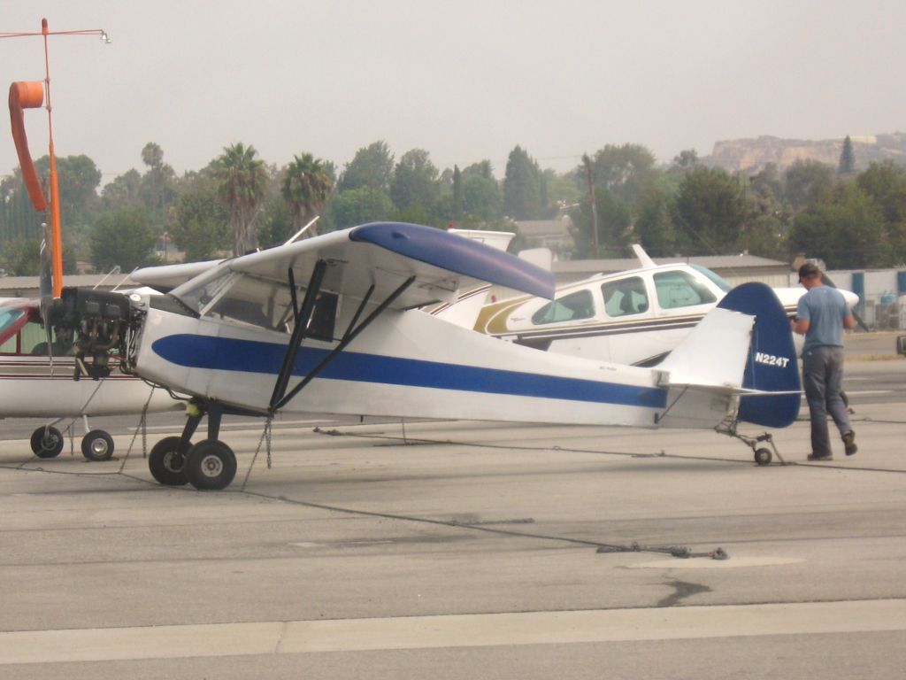 Piper L-21 Super Cub (N224T) - Parked at Fullerton