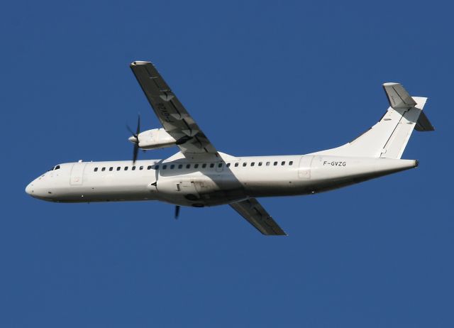 ATR ATR-72 (F-GVZG) - An Airlinair operated ATR 72-201 takes to the skies from Roissy Charles De Gaulle Airport(LFPG - CDG)