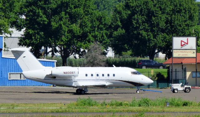 Canadair Challenger (N800BT) - Shown here is a 1982 Canadair Challenger 600S catching some Tarmac time in the Summer of 2018.