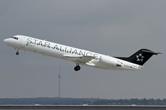 Fokker 100 (D-AFKA) - "Star Alliance" livery