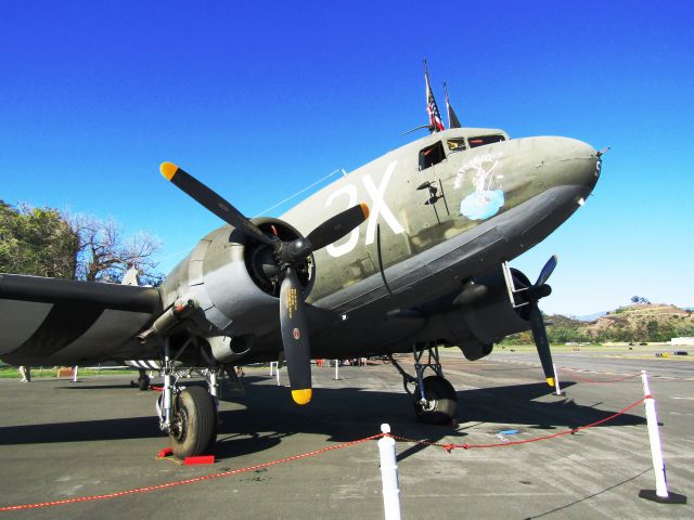 Douglas DC-3 (N60154) - On the ramp