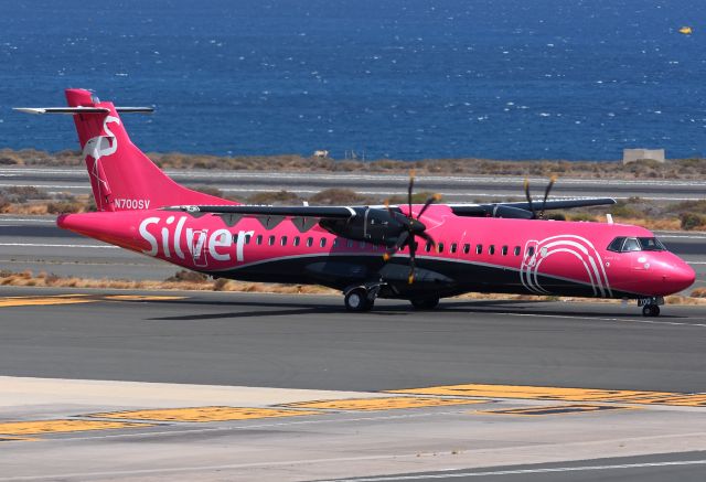 Aerospatiale ATR-72-600 (N700SV) - On delivery flight the first ATR-72 600 for Silver Airways.