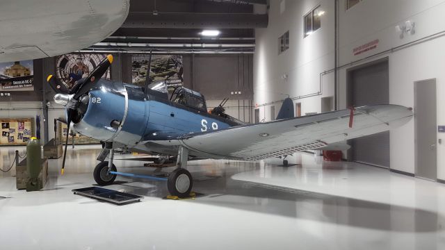 Beechcraft Bonanza (33) (N93RW) - Lone Star Flight Museum A-24, often referred to as an SBD dive bomber.