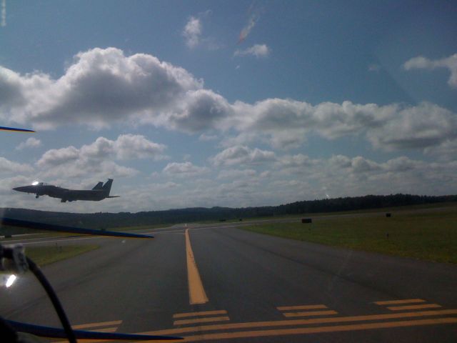 — — - F15C Taking off from BAF 8/5/08 - Im awaiting an intersection departure . . .