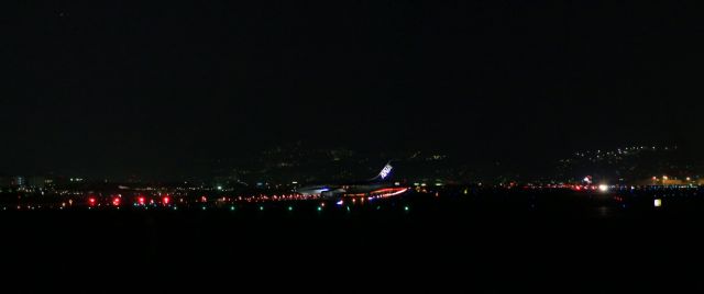 Boeing 787-8 — - NIGHT ITAMI(OSAKA) AIRPORT. (JAPAN) <br>ALL NIPPON AIRLINE