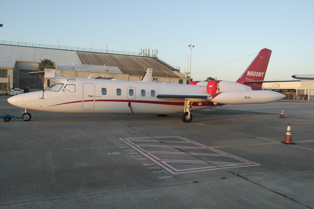 IAI 1124 Westwind (N600NY) - Parked at Oakland International Airport in Oakland, California on April 12, 2015.