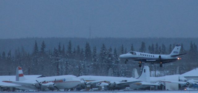 — — - Cessna Citation taking off in this lovely weather