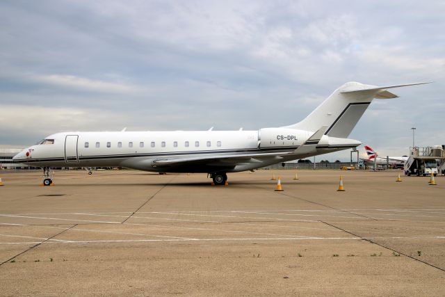 Bombardier Global Express (CS-DPL) - Parked on Stand 456 on 10-Jul-21.