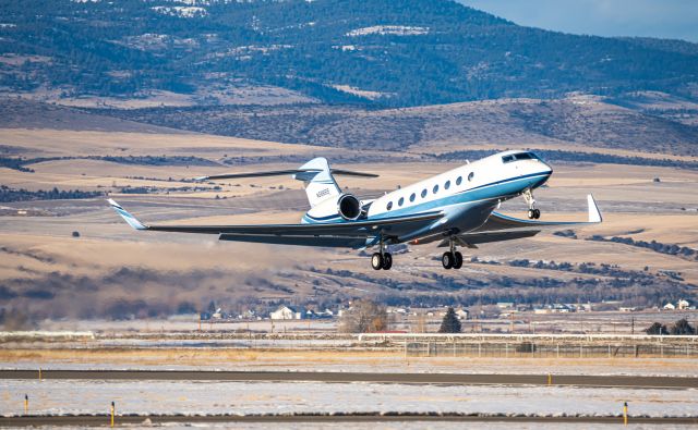 Gulfstream Aerospace Gulfstream G650 (N68885) - Nice G650ER departing BZN