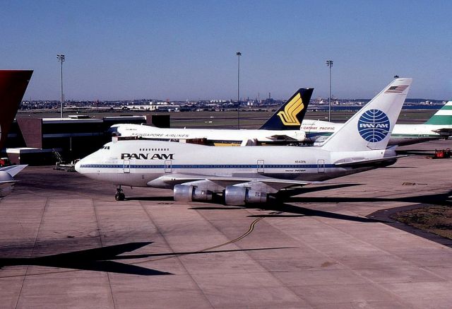 Boeing 747-200 (N540PA) - Photographed in June 1983