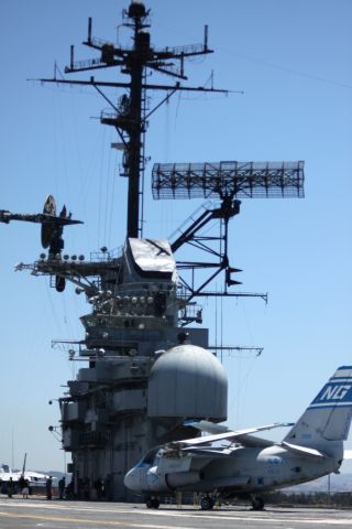 Lockheed L-394 Viking (0599) - On flight deck of USS HORNET CV-12 (Retired) US NAVY .. Alameda, Ca   06-17-2013