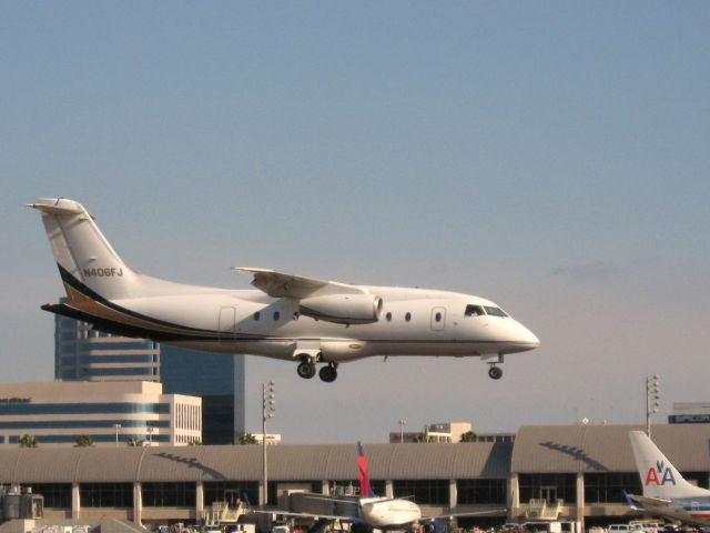 Fairchild Dornier 328JET (N406FJ) - Landing on RWY 19R