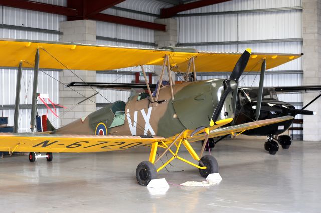 — — - Tiger Moth in for a service at Retford/Gamston