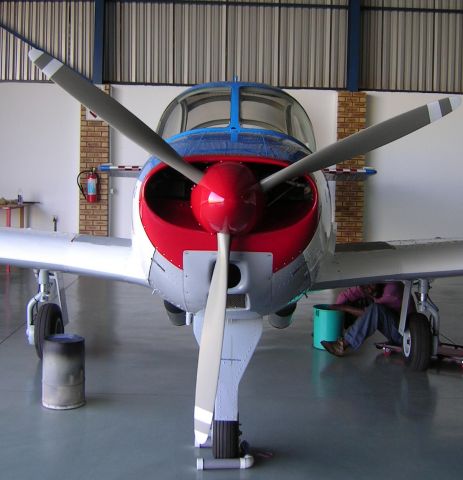 Piaggio P-149 (ZU-FWP) - A beautifully restored Piaggio P149 at Rand airport, South Africa