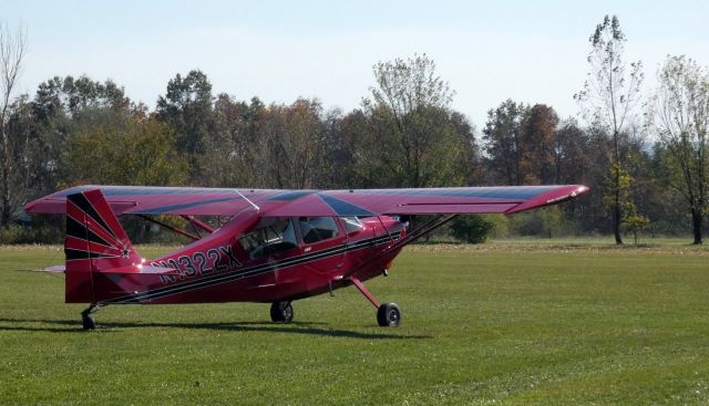 CHAMPION Decathlon (N1322X) - Taxiing for departure is this 2015 American Champion 8KCAB Super Decathlon in the Autumn of 2022.