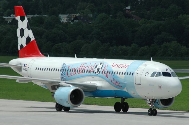 Airbus A320 (OE-LBU) - Fanline at the EURO 2008 at INN