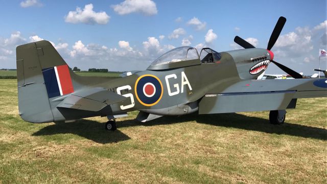 — — - Oostwold Airshow 5 juni 2017.br /Mustang P-51D.