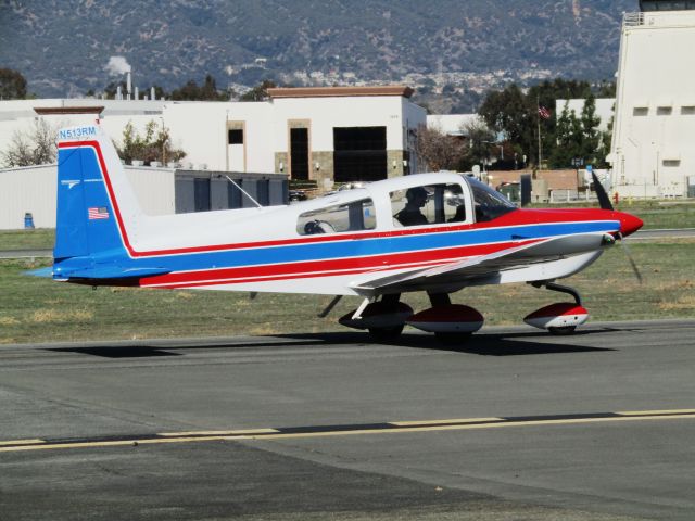 Grumman AA-5 Tiger (N513RM) - Taxiing to transient parking