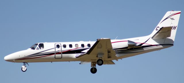 Cessna Citation V (SDE566) - Landing at KRFD on 10/15/2012br /br /Flight plan shows ~ SDE566br /Tail number is C-FWHH