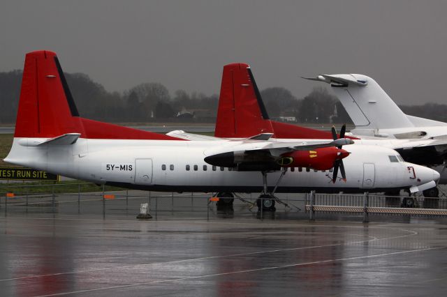 Fokker Maritime Enforcer (5Y-MIS) - Almost ready for delivery, but missing one engine. Previous reg. PH-GER.