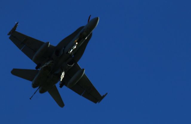 — — - RAAF F/A-18A Hornet at Wings over Illawarra Air Show