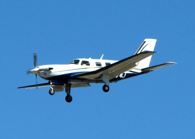 Piper Malibu Meridian (N6074J) - Landing on runway 23 at Shreveport Regional.