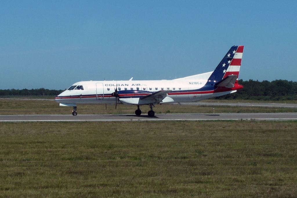 Saab 340 (N210CJ) - Landing RW24.