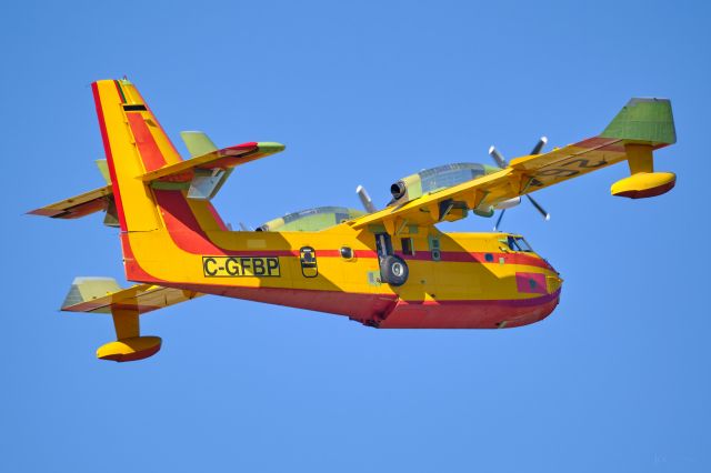 Canadair CL-215 (C-GFBP) - Finishing her 4th day of test flying as a CL215T.