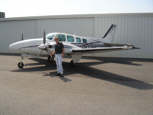 Beechcraft Baron (58) (N244BD) - On the ramp at CCO just prior to a test hop!