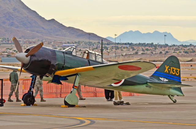 NX712Z — - Mitsubishi A6M3 Reisen (Zero) NX712Z / X-133 (cn 3869) - Commemorative Air Force  Aviation Nation 2011 Nellis Afb Airport (Las Vegas, NV) KLSV / LSV  November 13, 2011 TDelCoro