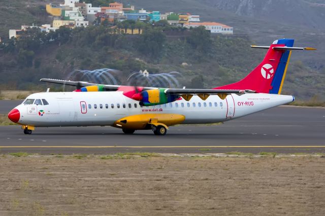 ATR ATR-72 (OY-RUG) - Tenerife Nortebr /10/09/2017br /Flying to Canaryfly