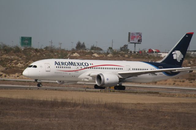 Boeing 787-8 (N782AM) - TAXING TO HEAD 27 MMTJ